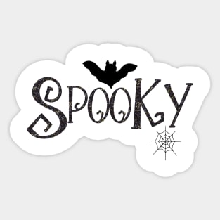 Spooky bat design for Halloween Sticker